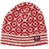 Svalbard Wool Beanie Hindberry/Offwhite