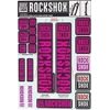 11.4318.003.512 - ROCKSHOX DECAL KIT 35MM MAGENTA