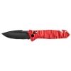 CAC S200 FRENCH TEXTURED G10 RED HANDLE SMOOTH