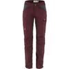 Kaipak Trousers Curved W Dark Garnet-Dark Grey