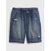612952-00 Dětské džínové kraťasy Modrá