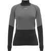 Women Mer 200 Oasis+ LS High Neck BLACK/JET HTHR/UNDYED/CB