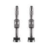 Presta Quickfill | Tubeless Valves | Gen2 | 16-24mm Depth | 2 Pieces | Silver