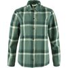 Singi Flannel Overshirt W Patina Green-Deep Patina