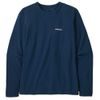 W´S L/S P-6 LOGO RESPONTIBILI-TEE, TIDEPOOL BLUE