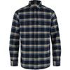 FJÄLLRÄVEN Övik Heavy Flannel Shirt M Dark Navy-Buckwheat Brown