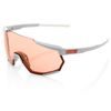 100% RACETRAP - Soft Tact Stone Grey - HiPER Coral Lens