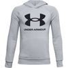 UNDER ARMOUR UA RIVAL FLEECE HOODIE KID, Gray