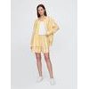 776458-00 Lněné kraťasy Žlutá