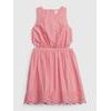 601074-00 Dětské šaty s madeirou Růžová