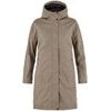 Kiruna Hydratic Padded Parka W Suede Brown