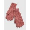 GAP 775103-01 Dětské pletené rukavice Růžová