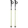 Tour telescopic ski poles, black/lime green