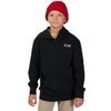 Yth Flora Fleece Zip Black