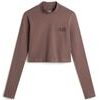 Mini Mock Neck LS PROGRAM DEEP TAUPE