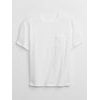 GAP 559293-02 Dětské tričko s kapsičkou Bílá