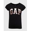 GAP 460525-00 Dětské tričko s logem GAP Černá