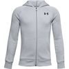 UNDER ARMOUR UA RIVAL COTTON FZ HOODIE, Gray