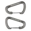 Accessory Carabiner Large Set 2pcs, Titanium