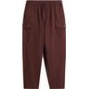 RANGE CARGO BAGGY TAPERED ELASTIC PANT BITTER CHOCOLATE