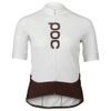 POC W's Essential Road Logo Jersey Hydrogen White/Axinite Brown