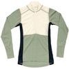 Lauparen Merino 190 Zip Neck Wmn Raw White/Fog/Ink