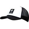 Crag Cap Logo, white-black