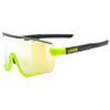 UVEX SPORTSTYLE 236 SET BLACK LIME MAT / MIRROR YELLOW (CAT. 2) + CLEAR (CAT. 0)