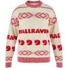 Fjällräven Jacquard Knit W Chalk White-True Red