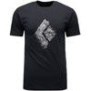M ENGINEERED DIAMOND SS TEE Black