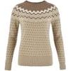 Övik Knit Sweater W Fossil-Suede Brown