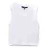 Drew Rib Tank White