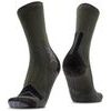 X-SOCKS HIKE EXPERT SILVER CREW, dark sage/black