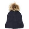 Hat W. Detachable Fake Fur, total eclipse 741225.7850