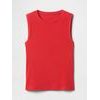 Žebrovaný top Červená