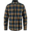 FJÄLLRÄVEN Singi Heavy Flannel Shirt M, Dark Navy-Buckwheat Brown