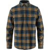 Singi Heavy Flannel Shirt M, Dark Navy-Buckwheat Brown