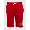 540847-03 Dětské teplákové kraťasy logo Červená