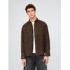 728110-12 Lněná košile Classic Shirt Hnědá