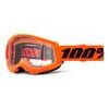 STRATA 2 Goggle Neon Orange - Clear Lens