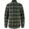 Singi Heavy Flannel Shirt M Black-Deep Forest