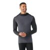 M CLASSIC THERMAL MERINO BL HOODIE BOXED, black-charcoal heather