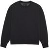 Wordmark Oversized Fleece Crew Black