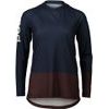 W's MTB Pure LS Jersey Turmaline Navy/Axinite Brown