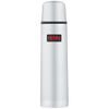 Thermos with push-button cap and cup 750 ml stainless steel