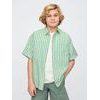 707785-01 Dětská lněná košile Zelená