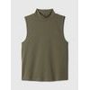 Úpletový top bez rukávů Zelená