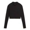 MINI MOCK NECK LS Black