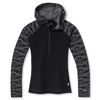 W MERINO 250 BASE LAYER 1/2 ZIP HOODIE black mountain fairisle