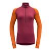 DEVOLD Expedition Merino 235 Z.Neck Wmn Beetroot/Flame